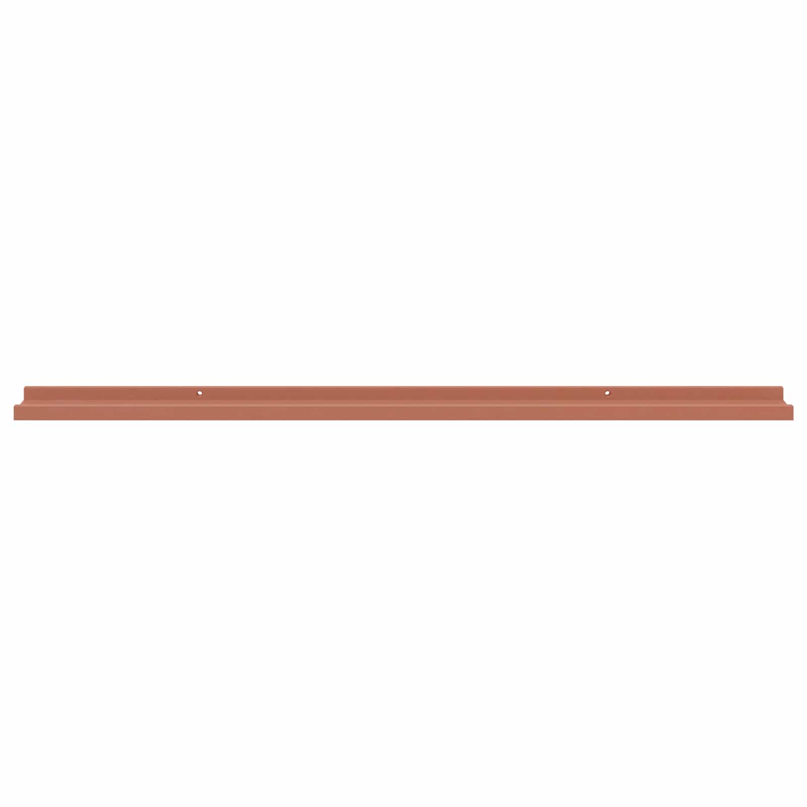 Wandregal mit Regal 2 pcs Rot 115 x 9 x 3 cm Holzwerkstoff