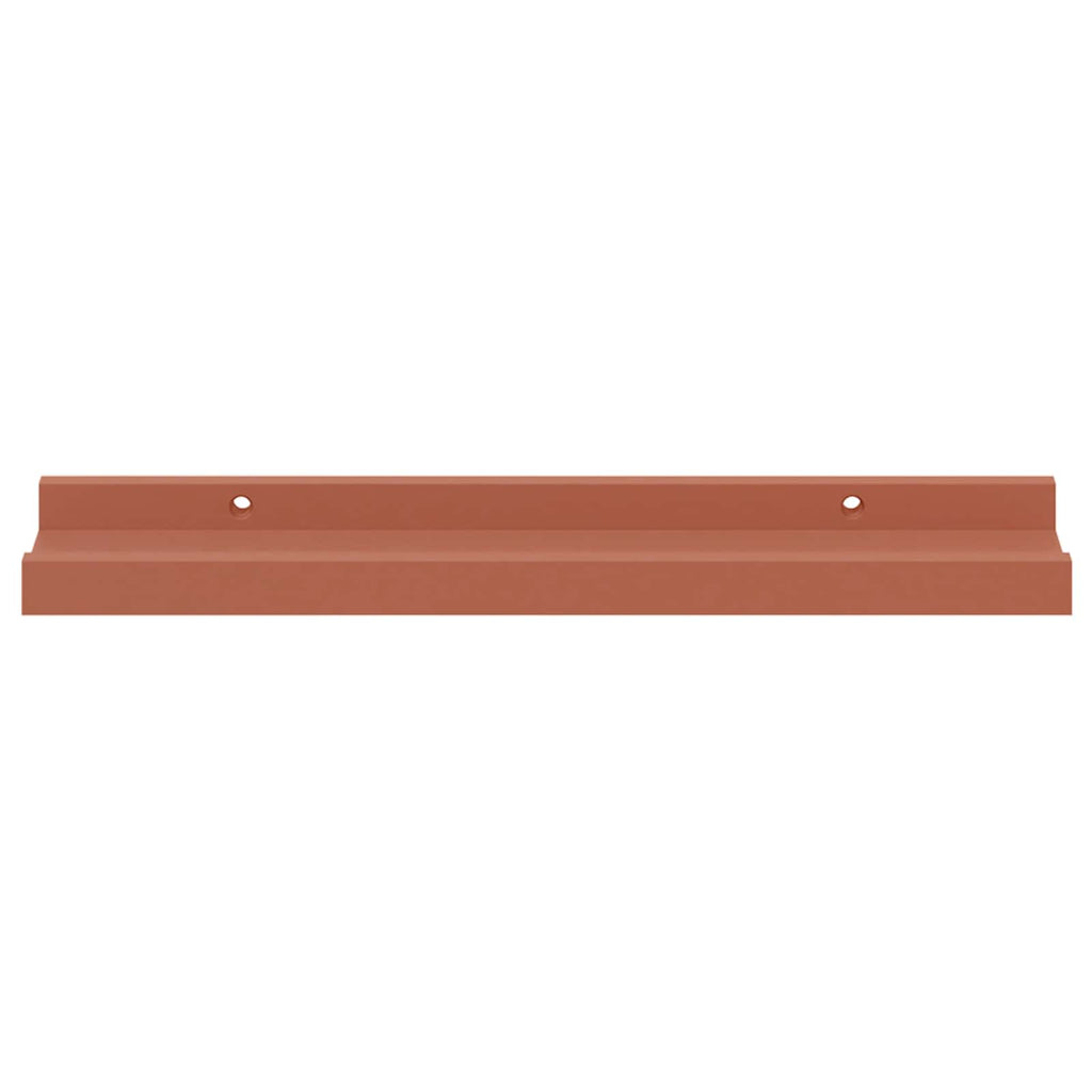 Wandregal mit Regal 4 pcs Rot 40 x 9 x 3 cm Holzwerkstoff