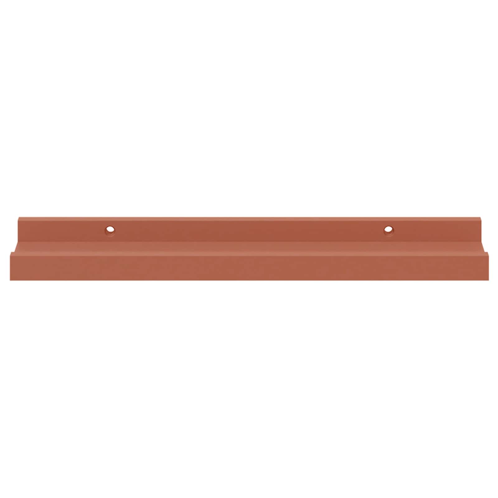 Wandregal mit Regal 4 pcs Rot 40 x 9 x 3 cm Holzwerkstoff