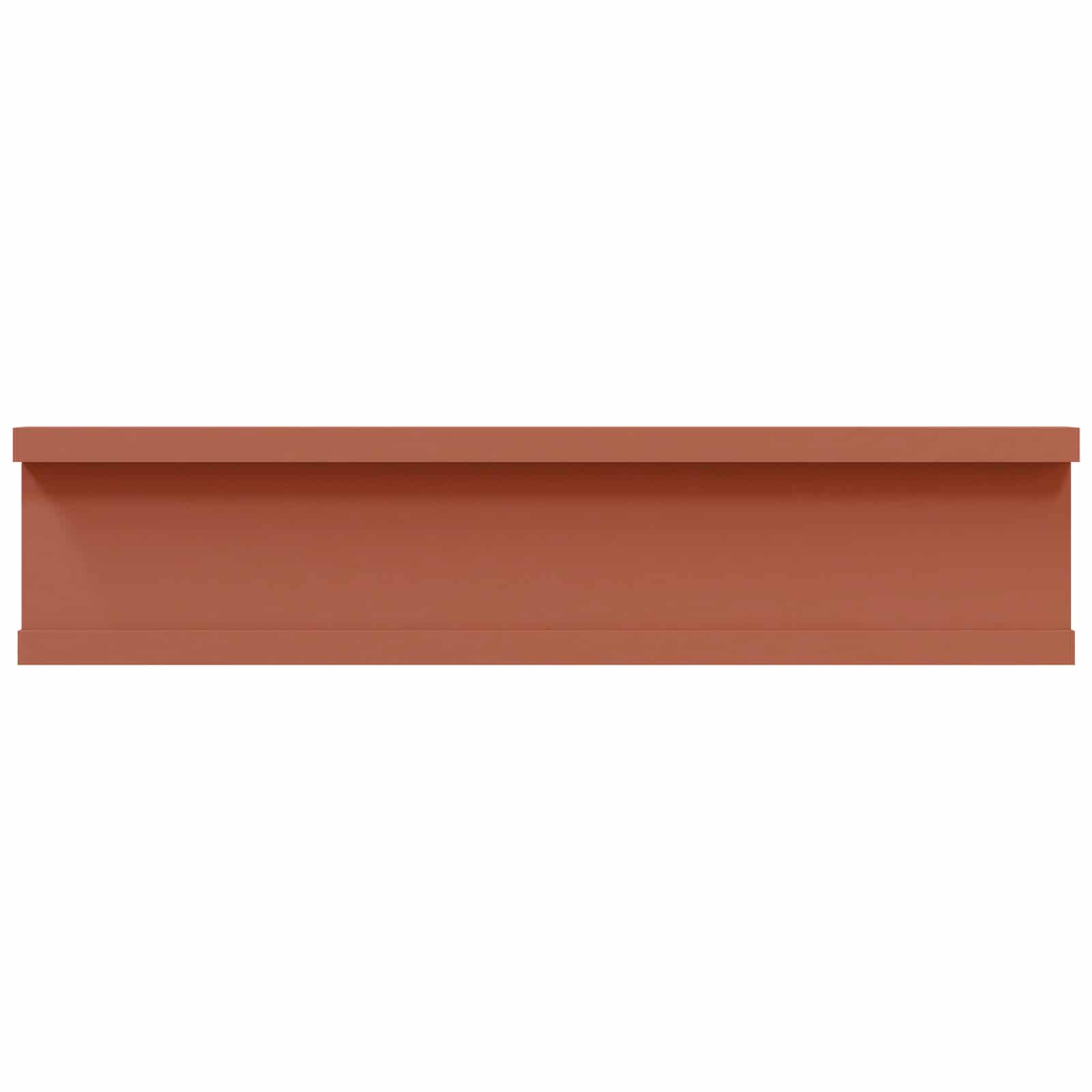Wandregal mit Regal 4 pcs Rot 40 x 9 x 3 cm Holzwerkstoff