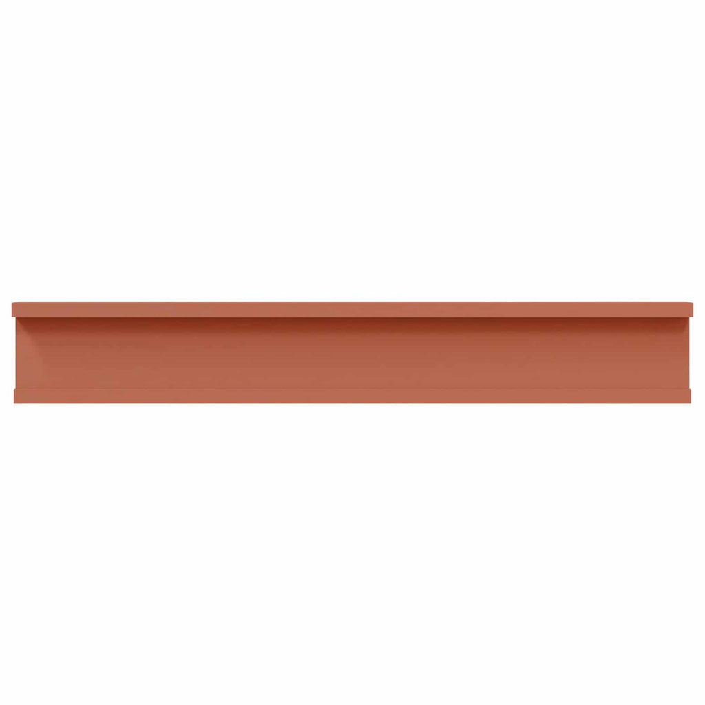 Wandregal mit Regal 4 pcs Rot 60 x 9 x 3 cm Holzwerkstoff