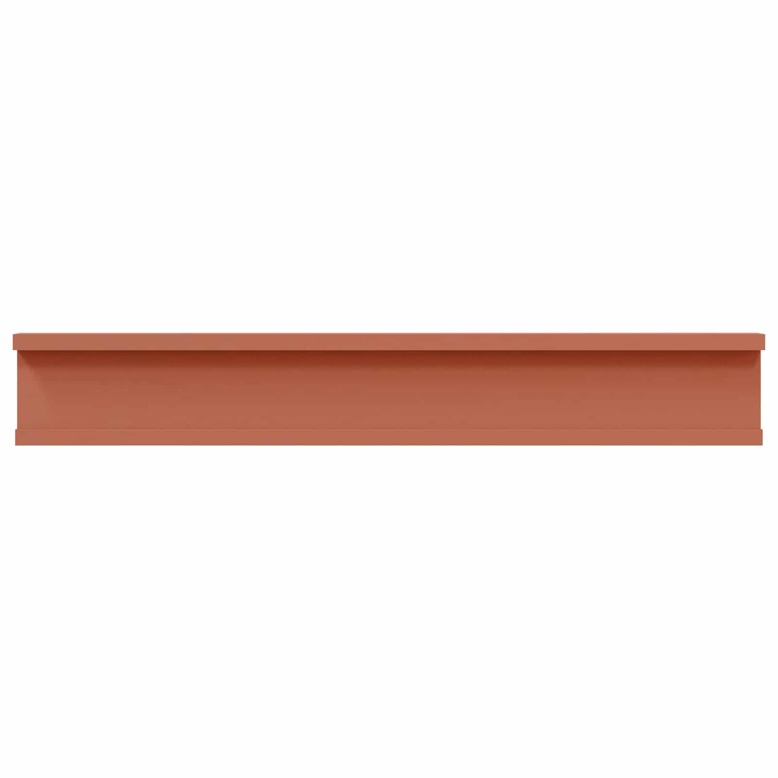 Wandregal mit Regal 4 pcs Rot 60 x 9 x 3 cm Holzwerkstoff