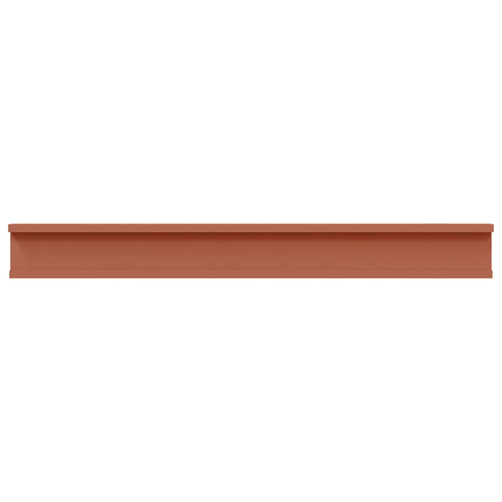Wandregal mit Regal 4 pcs Rot 80 x 9 x 3 cm Holzwerkstoff