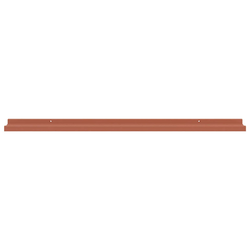 Wandregal mit Regal 4 pcs Rot 100 x 9 x 3 cm Holzwerkstoff