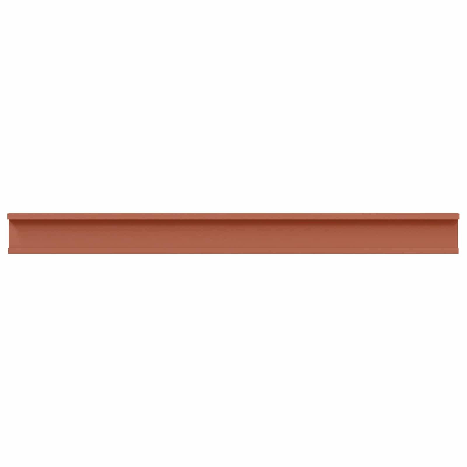 Wandregal mit Regal 4 pcs Rot 100 x 9 x 3 cm Holzwerkstoff