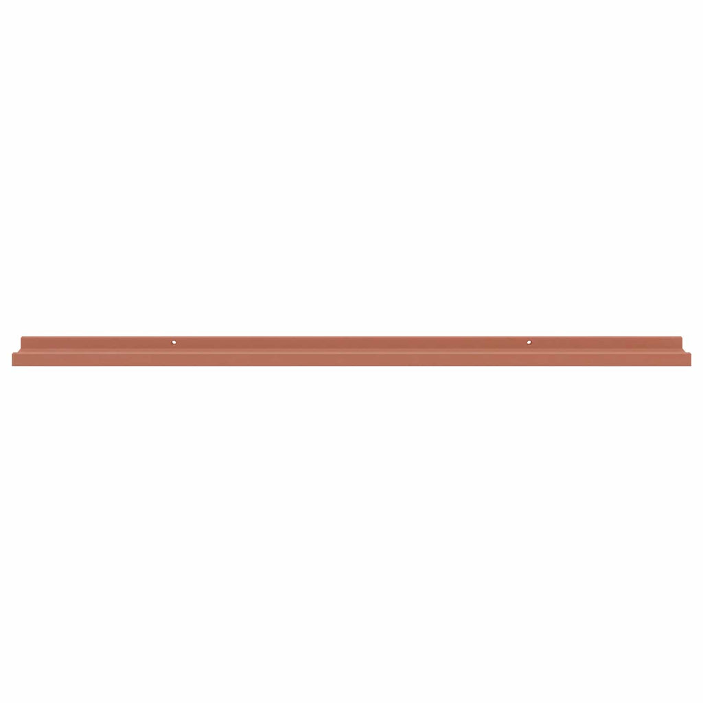 Wandregal mit Regal 4 pcs Rot 115 x 9 x 3 cm Holzwerkstoff