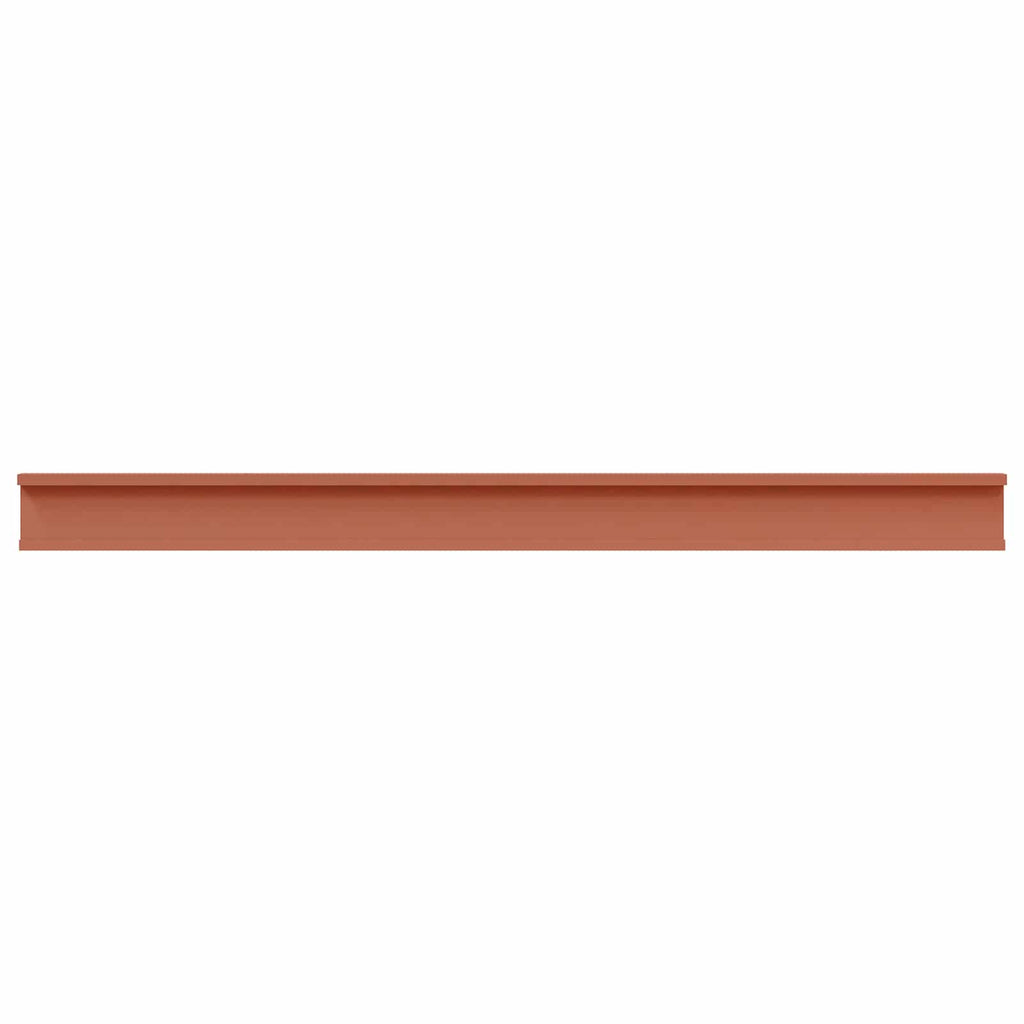 Wandregal mit Regal 4 pcs Rot 115 x 9 x 3 cm Holzwerkstoff