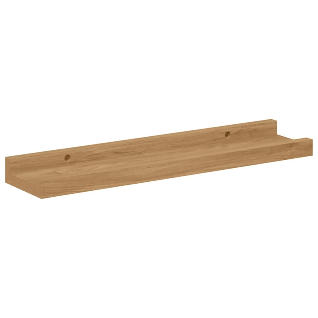 Wandregal mit Regal 4 pcs Braun 40 x 9 x 3 cm Holzwerkstoff