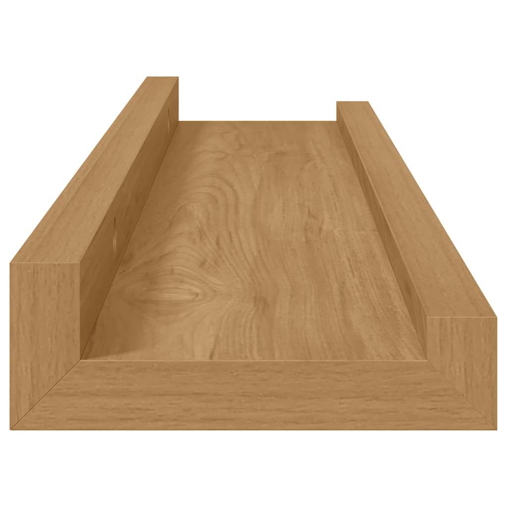 Wandregal mit Regal 4 pcs Braun 40 x 9 x 3 cm Holzwerkstoff