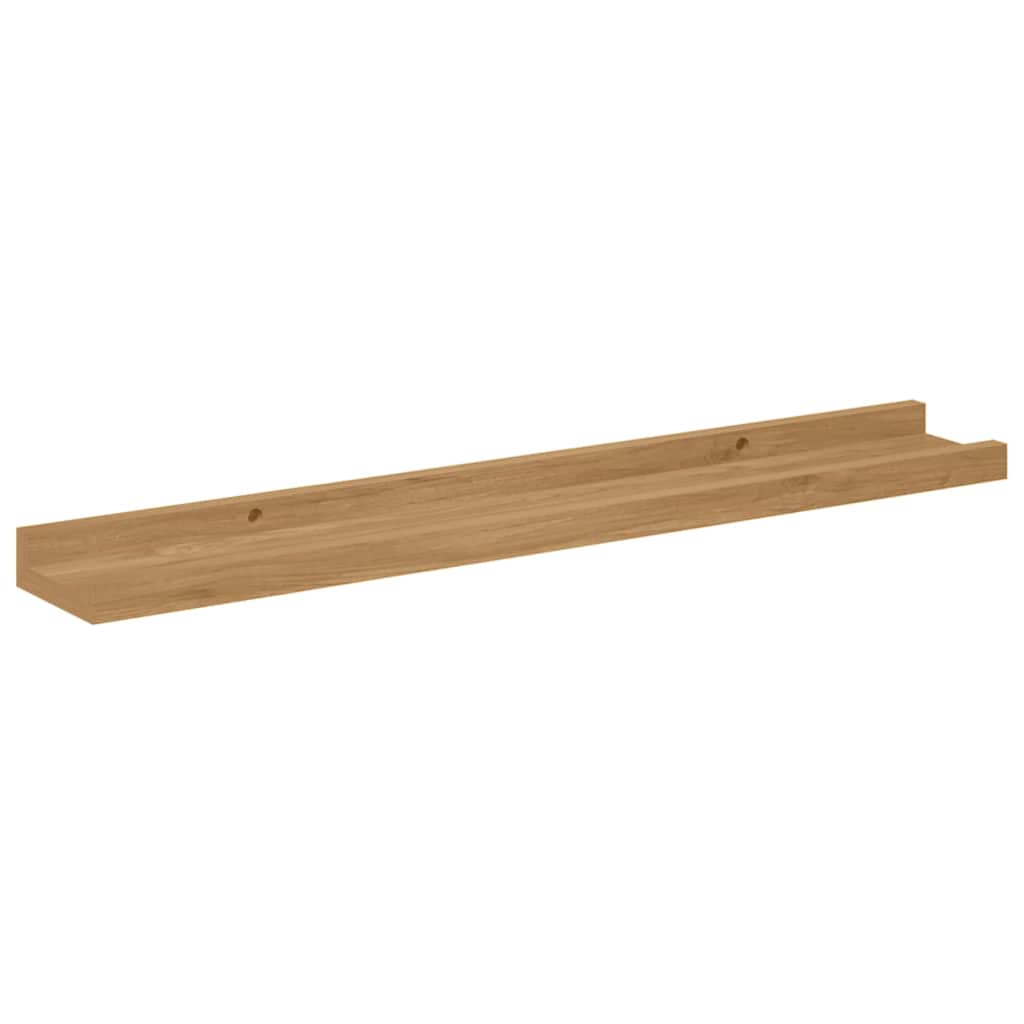 Wandregal mit Regal 4 pcs Braun 60 x 9 x 3 cm Holzwerkstoff