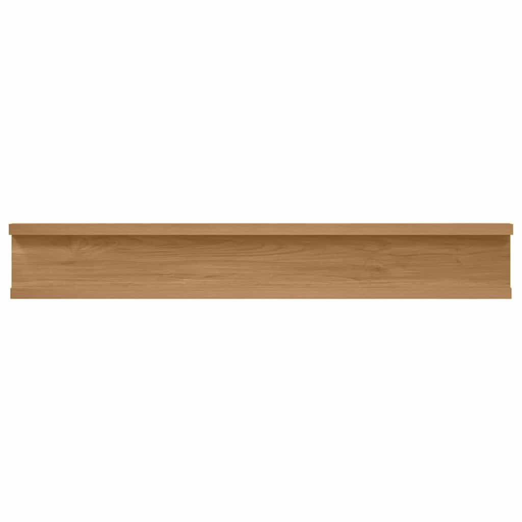 Wandregal mit Regal 4 pcs Braun 60 x 9 x 3 cm Holzwerkstoff