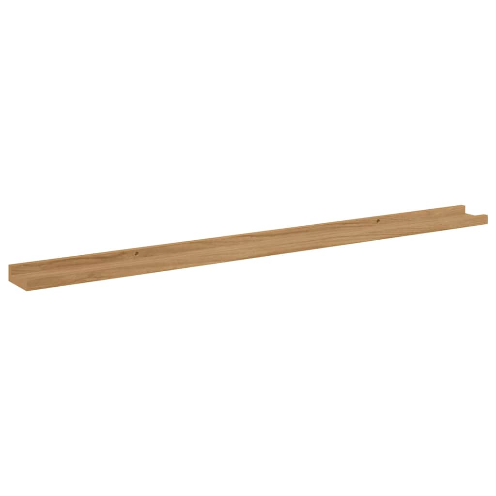 Wandregal mit Regal 4 pcs Braun 115 x 9 x 3 cm Holzwerkstoff