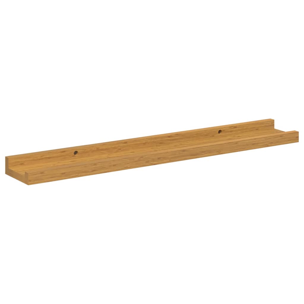 Wandregal mit Regal 2 pcs Beige 60 x 9 x 3 cm Holzwerkstoff