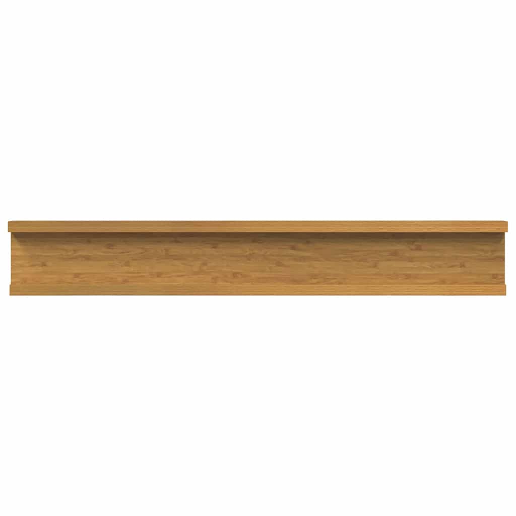 Wandregal mit Regal 2 pcs Beige 60 x 9 x 3 cm Holzwerkstoff