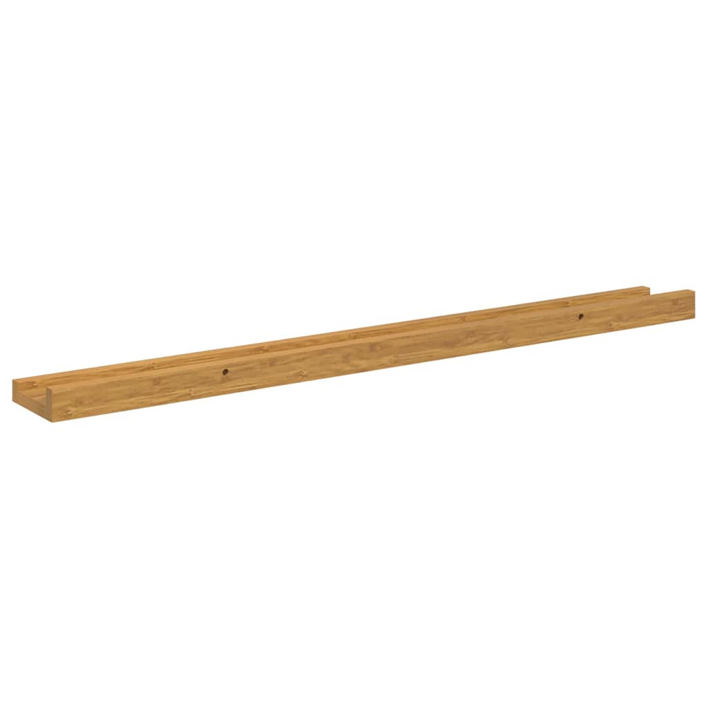 Wandregal mit Regal 2 pcs Beige 80 x 9 x 3 cm Holzwerkstoff