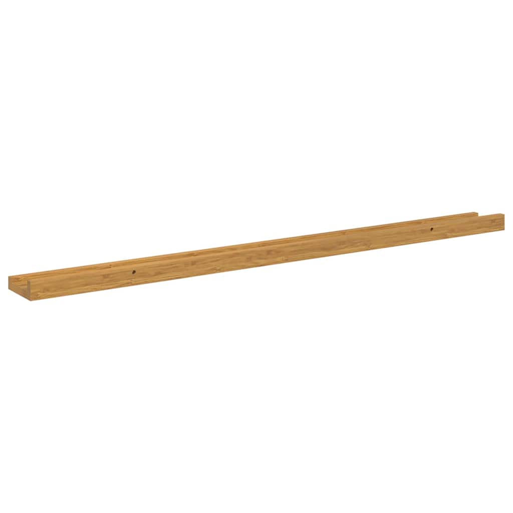 Wandregal mit Regal 2 pcs Beige 100 x 9 x 3 cm Holzwerkstoff