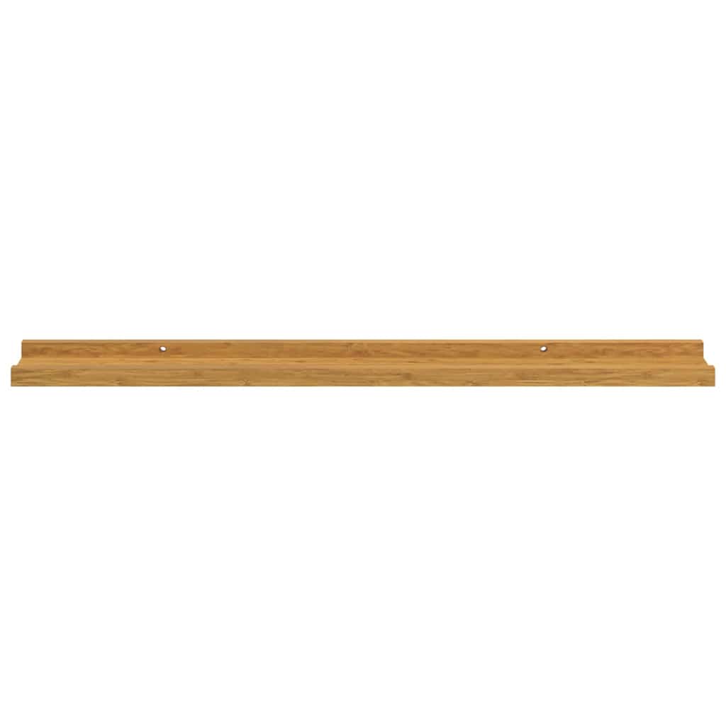 Wandregal mit Regal 4 pcs Beige 80 x 9 x 3 cm Holzwerkstoff