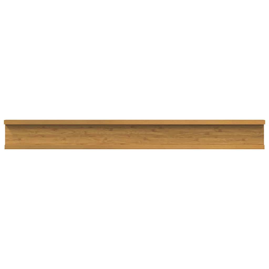 Wandregal mit Regal 4 pcs Beige 80 x 9 x 3 cm Holzwerkstoff