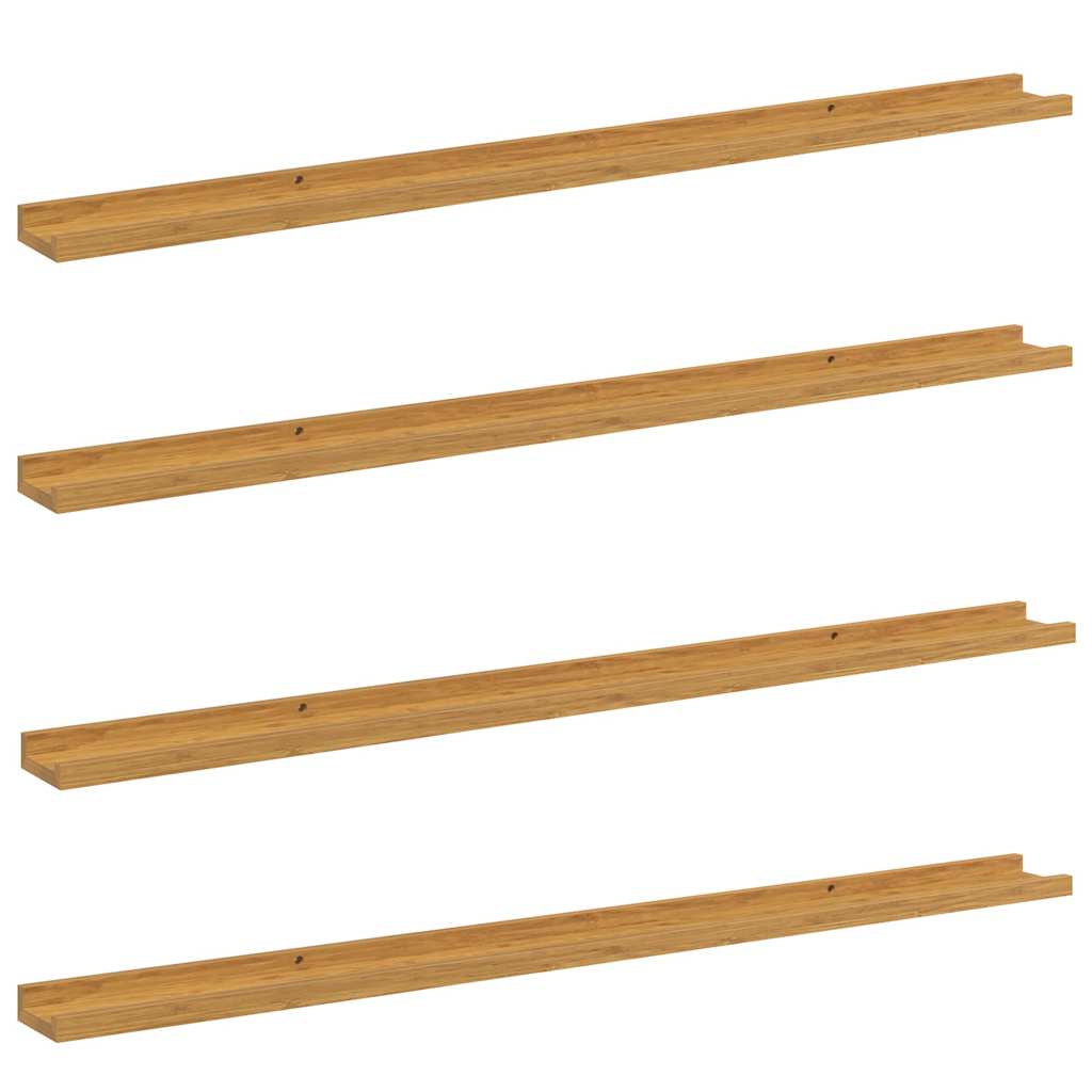 Wandregal mit Regal 4 pcs Beige 115 x 9 x 3 cm Holzwerkstoff