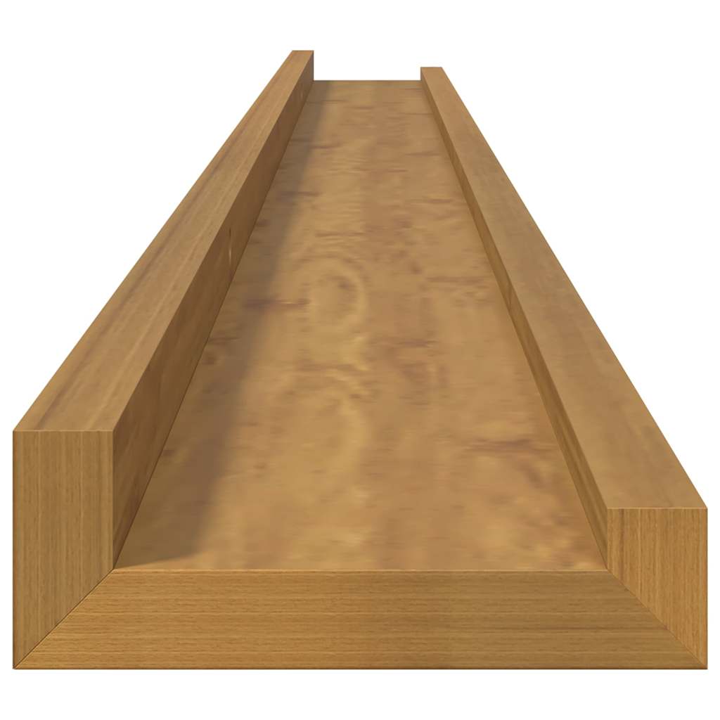Wandregal mit Regal 4 pcs Beige 115 x 9 x 3 cm Holzwerkstoff