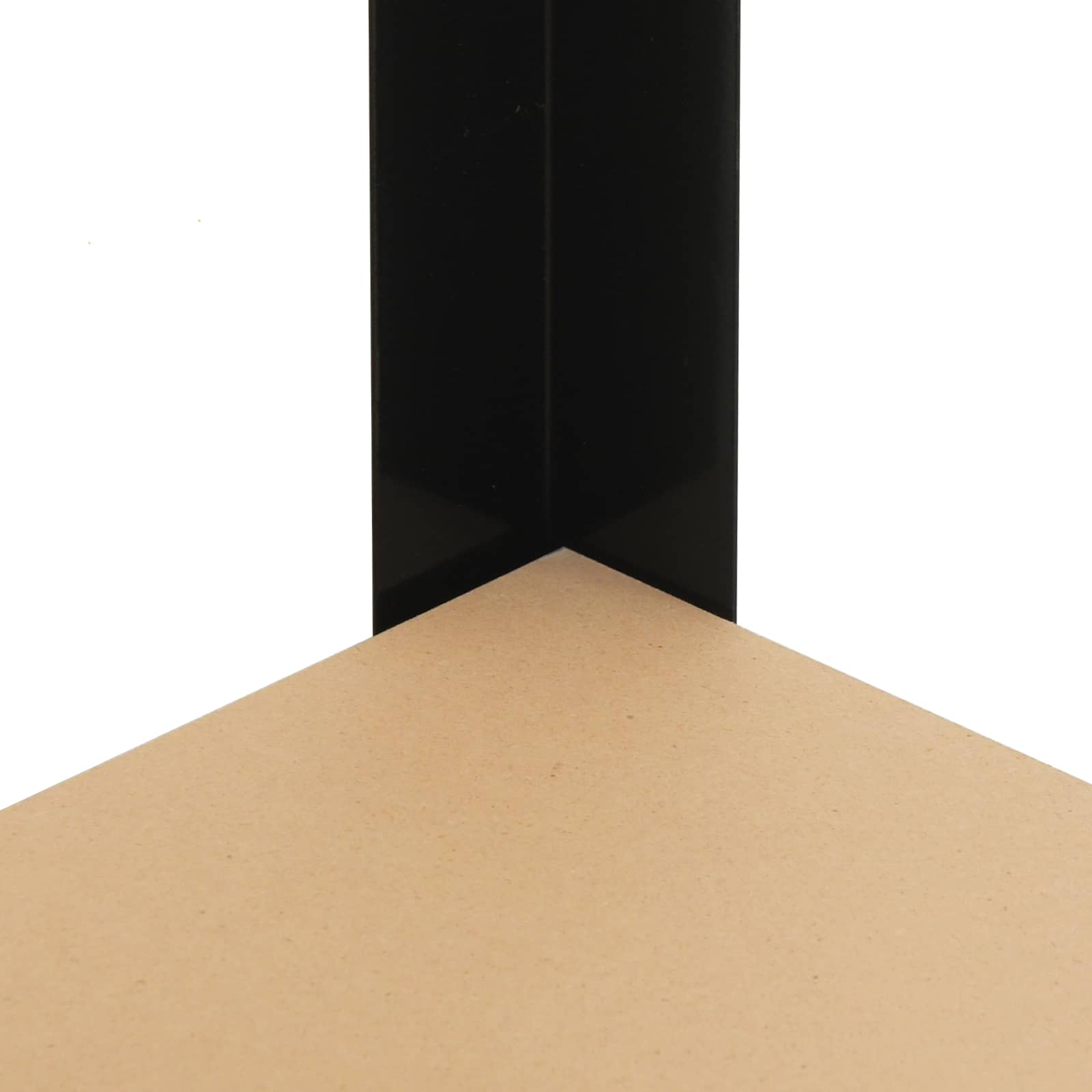Werkbank mit Regal Schwarz 81 x 41 x 91 cm Sperrholz und Metall