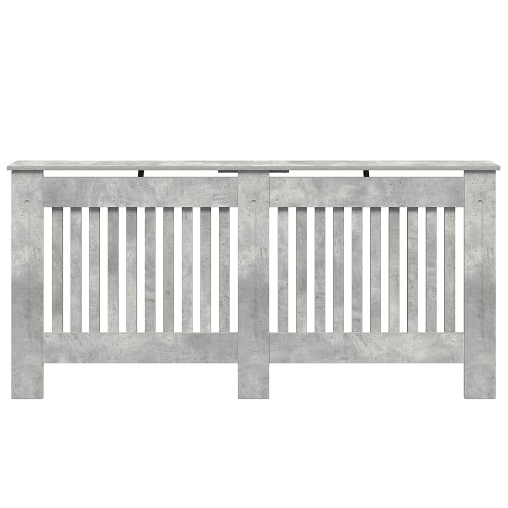 Heizkörperabdeckung Beton Grau 172 x 19 x 81,5 cm Holzwerkstoff