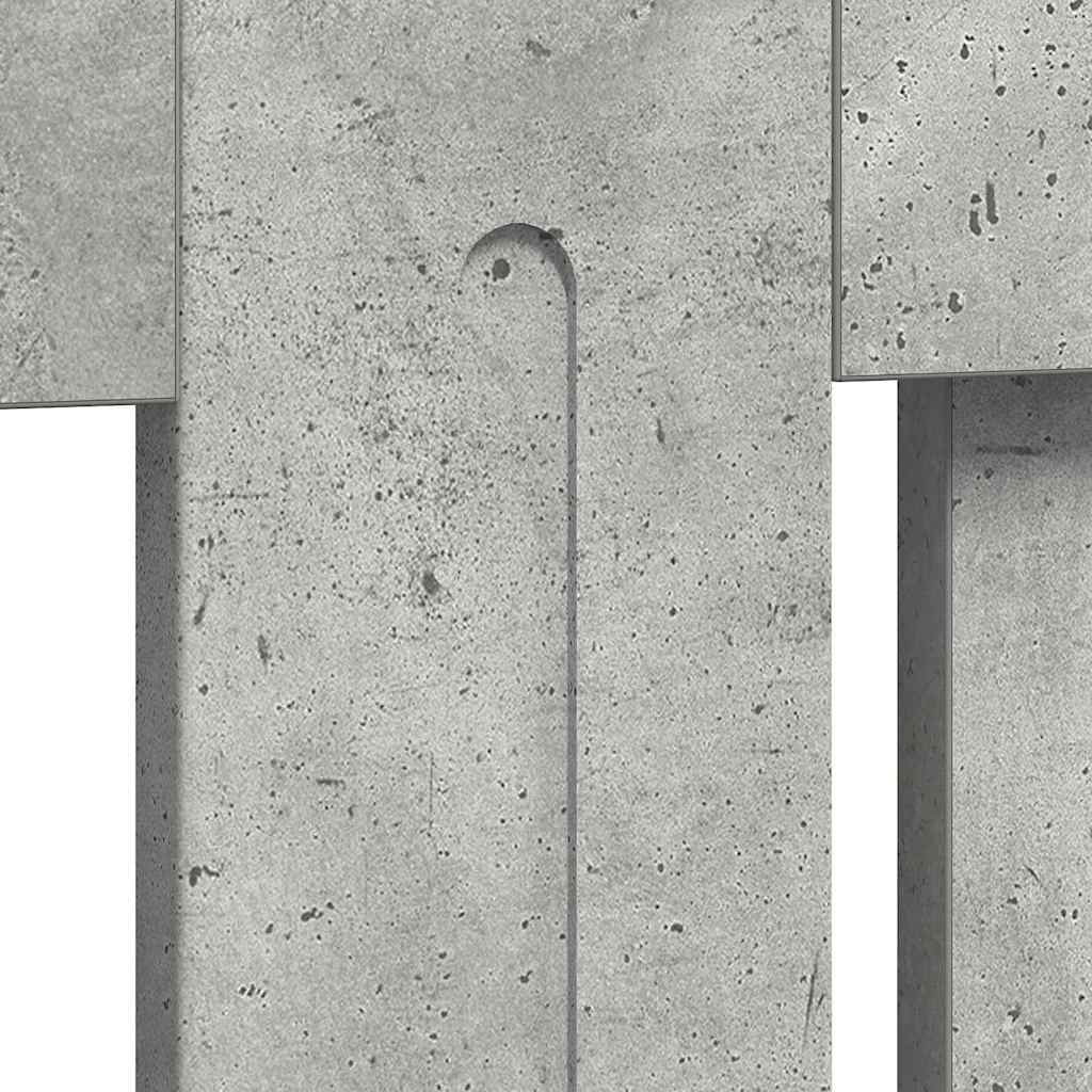 Heizkörperabdeckung Beton Grau 152 x 19 x 81,5 cm Holzwerkstoff
