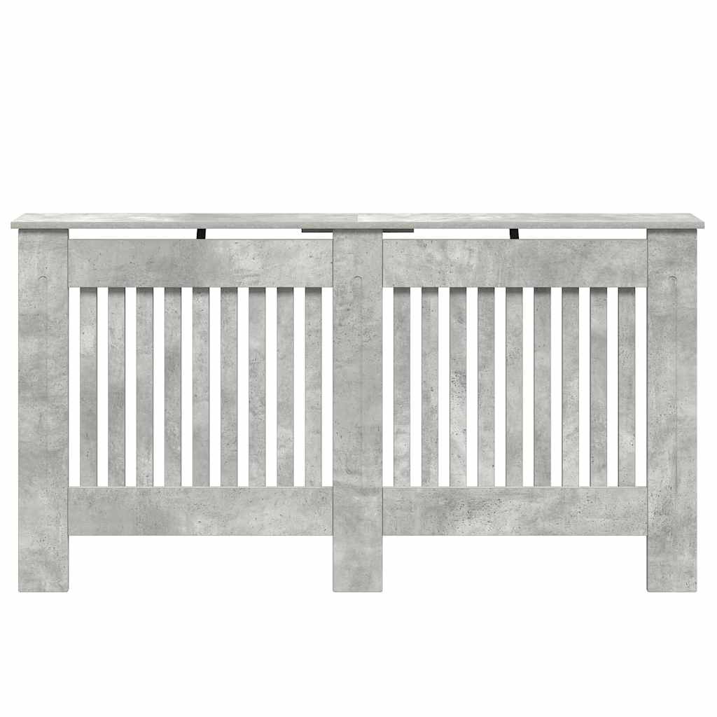 Heizkörperabdeckung Beton Grau 152 x 19 x 81,5 cm Holzwerkstoff