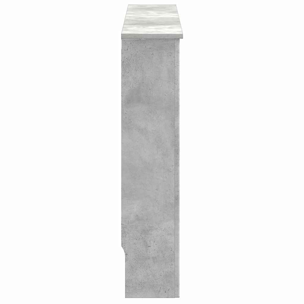Heizkörperabdeckung Beton Grau 152 x 19 x 81,5 cm Holzwerkstoff