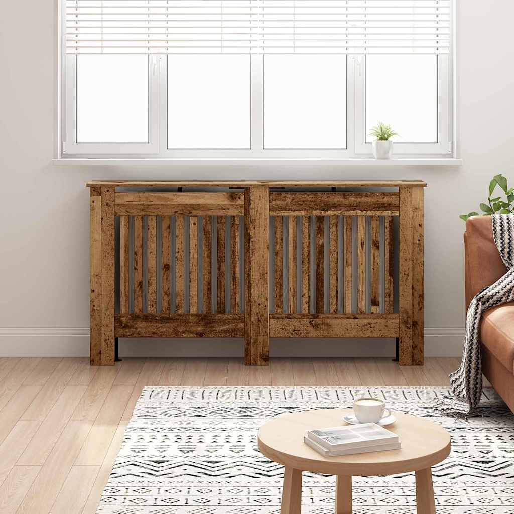 Heizkörperabdeckung Altholz 152 x 19 x 81,5 cm Holzwerkstoff