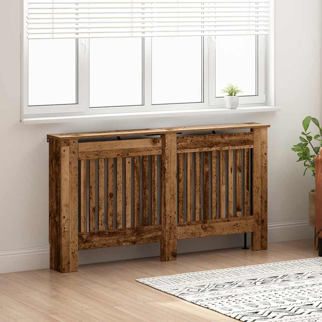 Heizkörperabdeckung Altholz 152 x 19 x 81,5 cm Holzwerkstoff