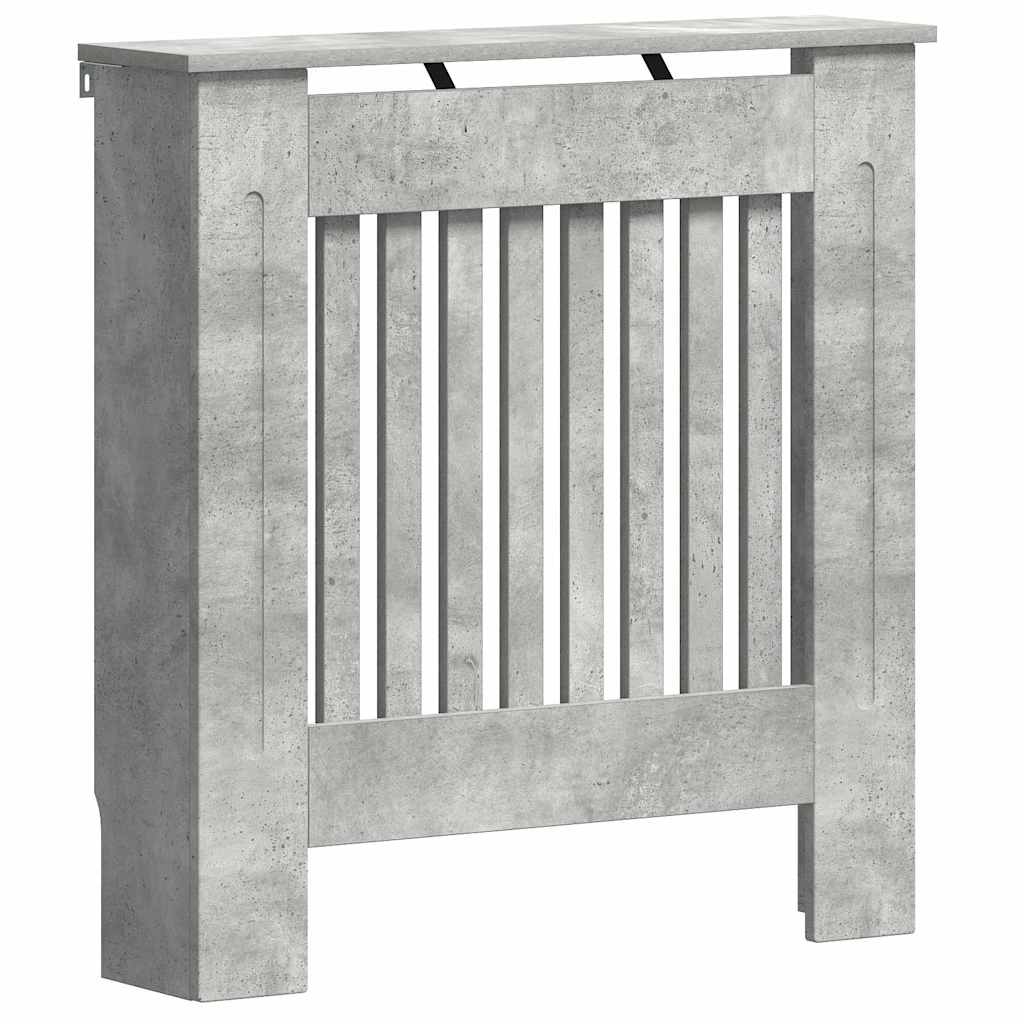 Heizkörperabdeckung Beton Grau 78 x 19 x 81,5 cm Holzwerkstoff