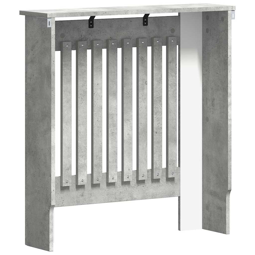 Heizkörperabdeckung Beton Grau 78 x 19 x 81,5 cm Holzwerkstoff