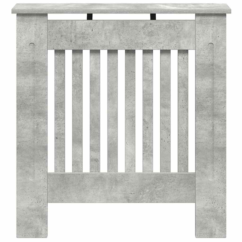 Heizkörperabdeckung Beton Grau 78 x 19 x 81,5 cm Holzwerkstoff