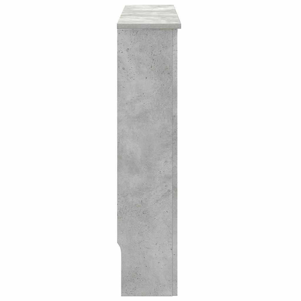 Heizkörperabdeckung Beton Grau 78 x 19 x 81,5 cm Holzwerkstoff