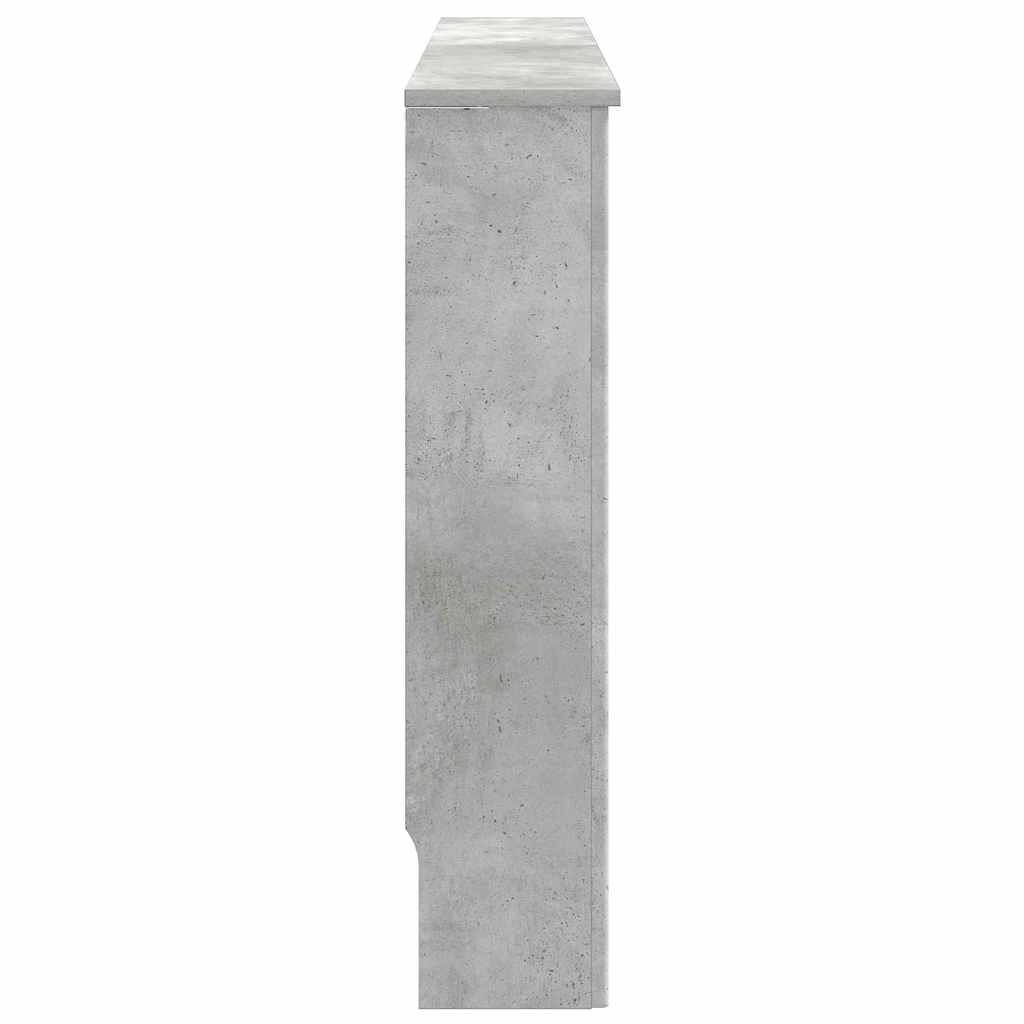 Heizkörperabdeckung Beton Grau 112 x 19 x 81,5 cm Holzwerkstoff
