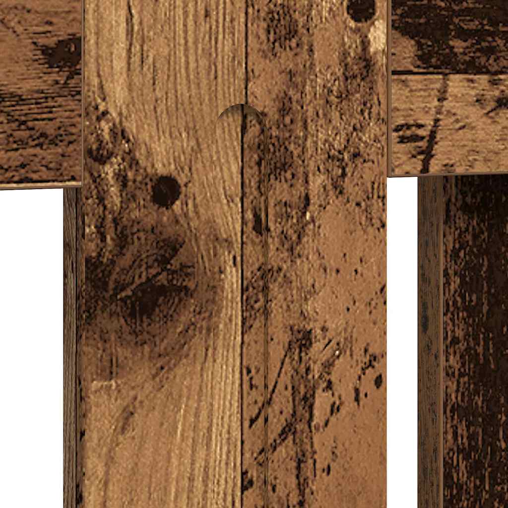 Heizkörperabdeckung Altholz 112 x 19 x 81,5 cm Holzwerkstoff