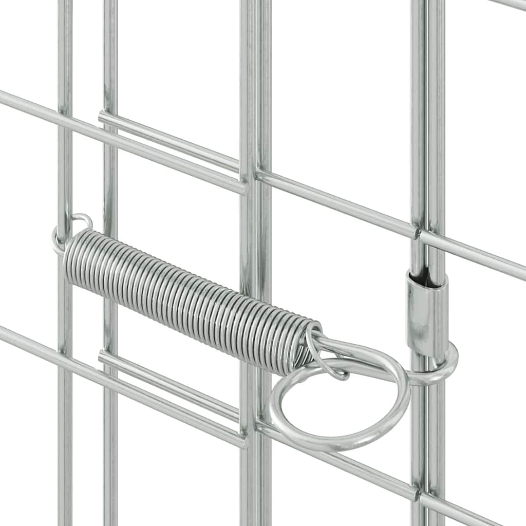 Hasenkäfig Silber 300 x 100 x 210 cm Verzinkter Stahl