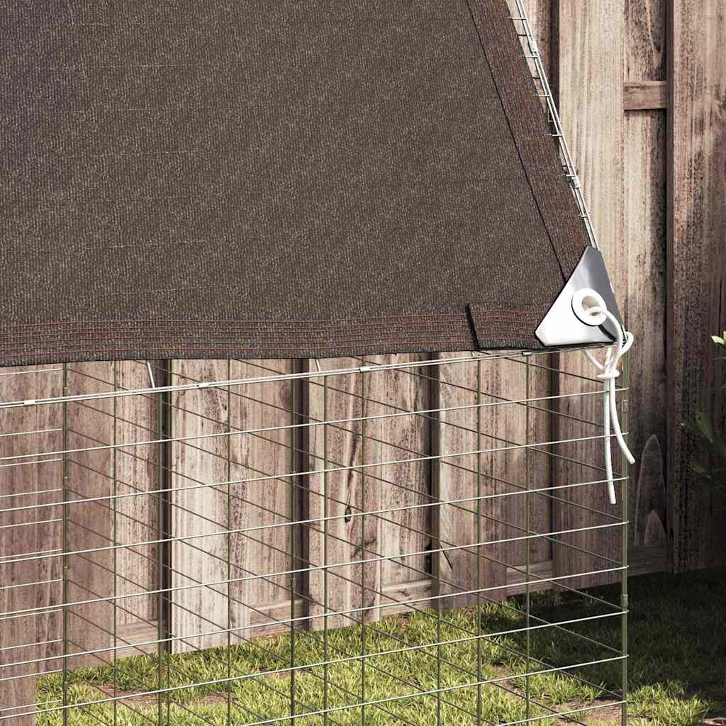 Hasenkäfig Silber 400 x 100 x 210 cm Verzinkter Stahl
