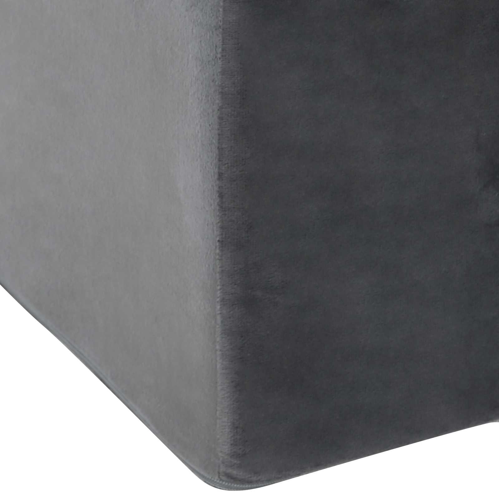 Beinkissen Grau 68 x 41 x 21 cm PU-Schaum