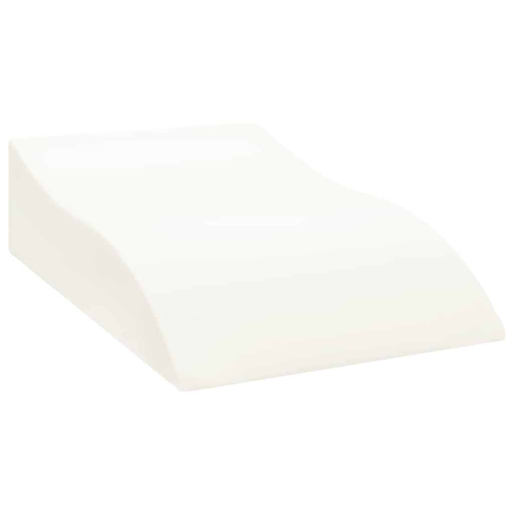 Beinkissen Grau 68 x 40 x 18 cm PU-Schaum