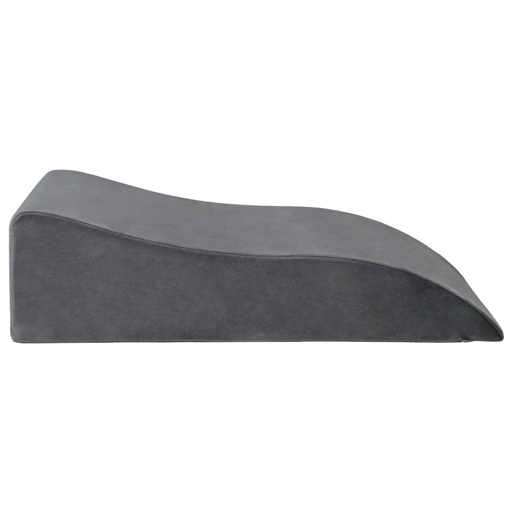 Beinkissen Grau 68 x 40 x 18 cm PU-Schaum