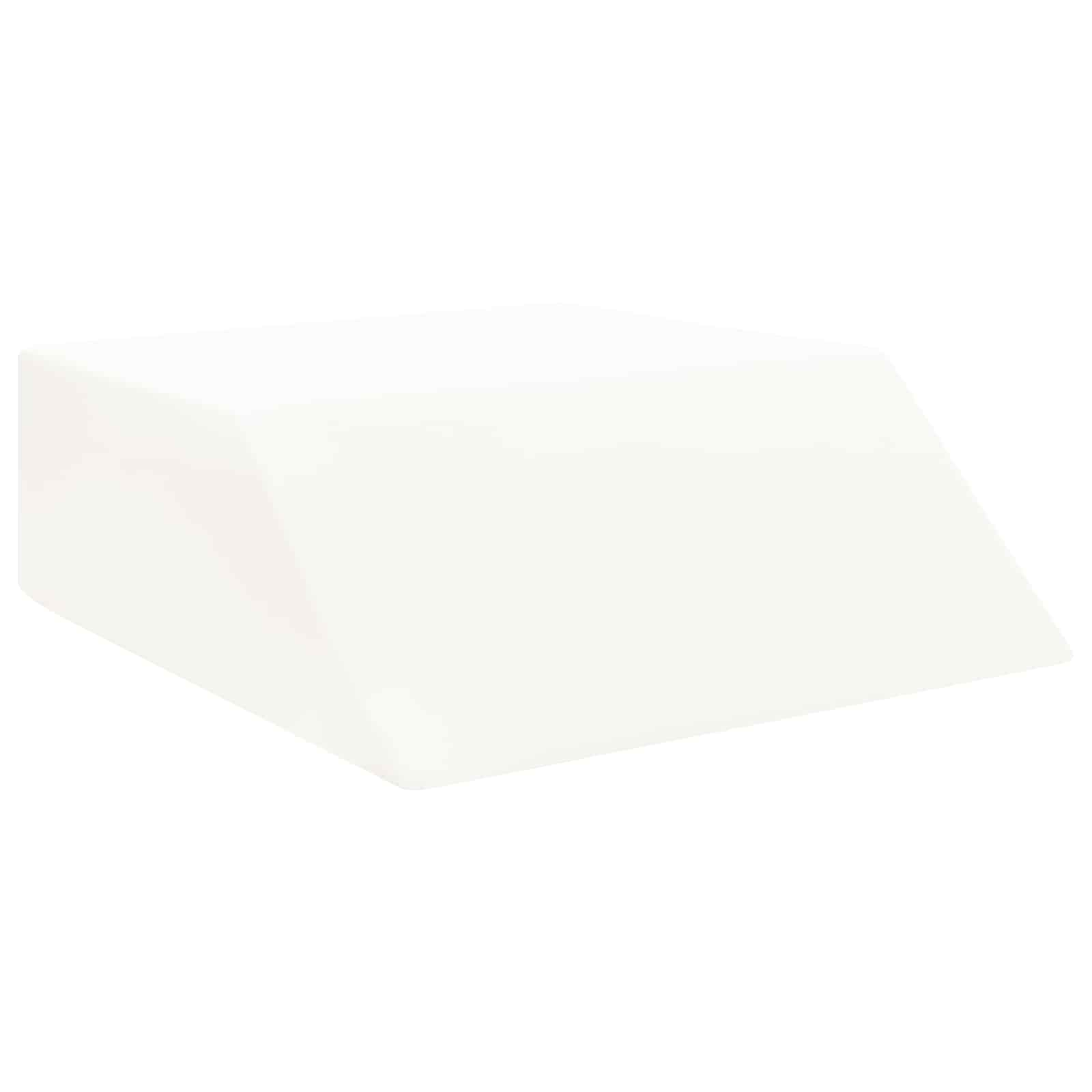 Beinkissen Uni Weiß 63 x 52 x 19,5 cm PU-Schaum