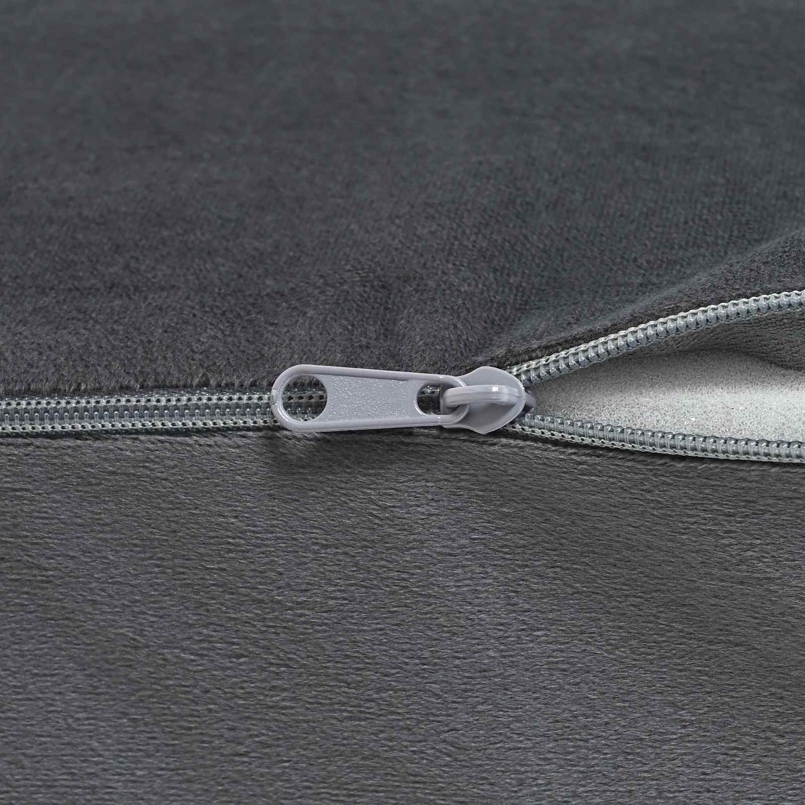 Beinkissen Uni Grau 63 x 52 x 19 cm PU-Schaum