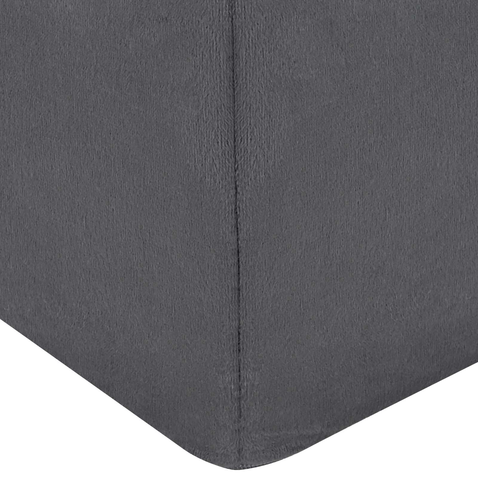 Beinkissen Uni Grau 63 x 52 x 19 cm PU-Schaum