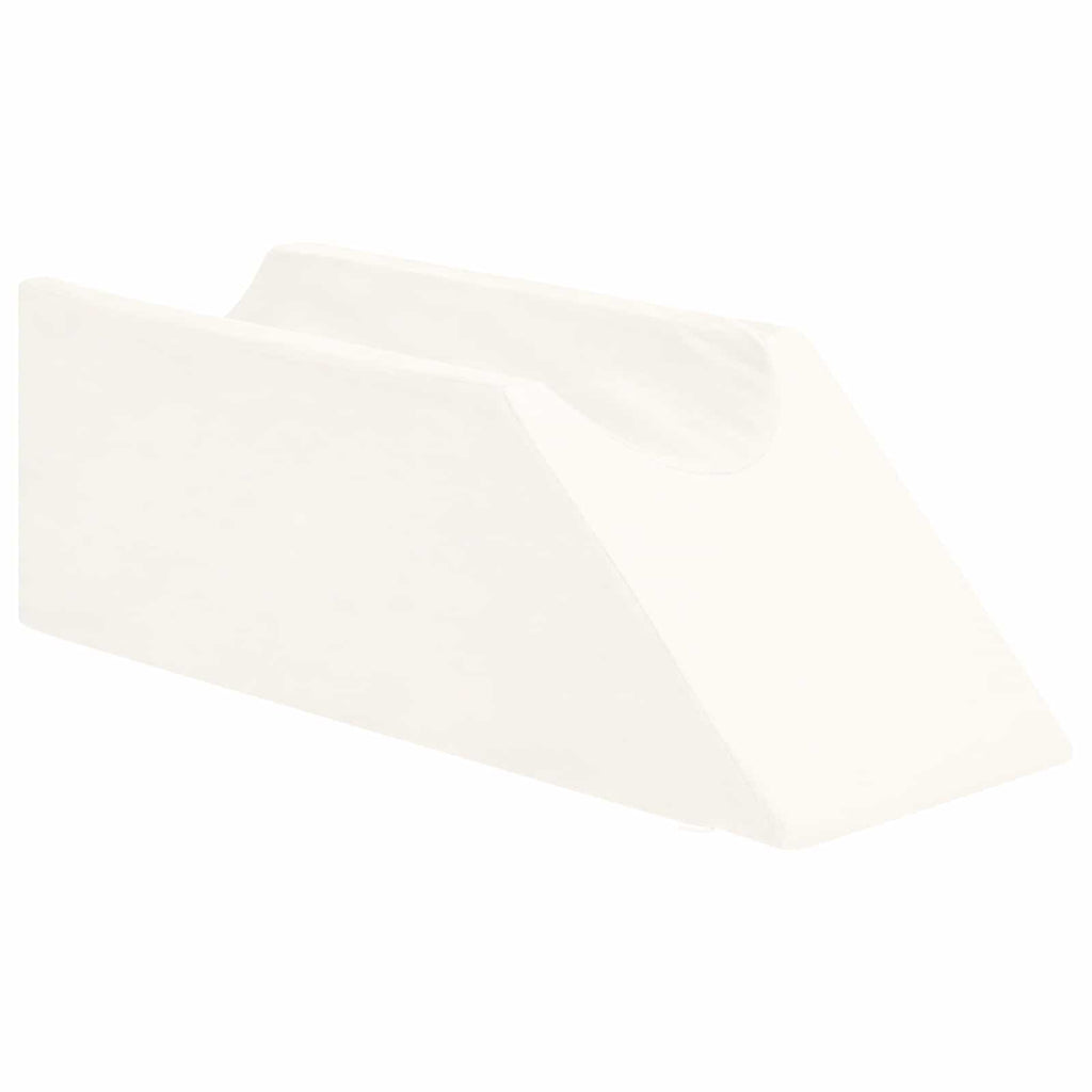 Beinkissen Uni Weiß 68 x 25 x 21,5 cm PU-Schaum