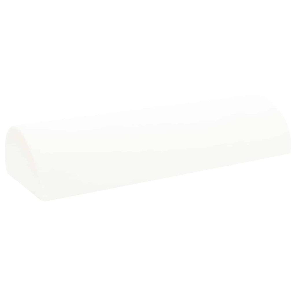Beinkissen Uni Weiß 52 x 20 x 12 cm Viscoschaum