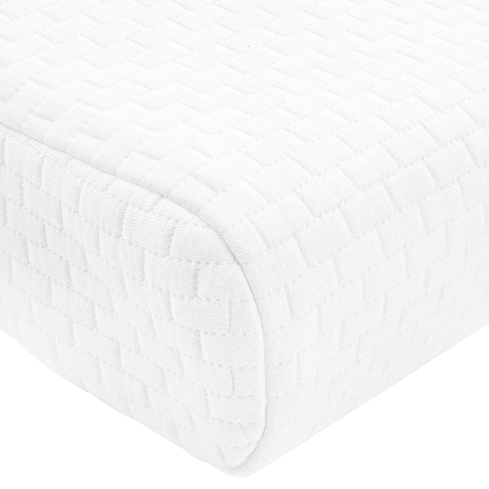 Schlafkissen Uni Weiß 60 x 37 x 12,5 cm Viscoschaum