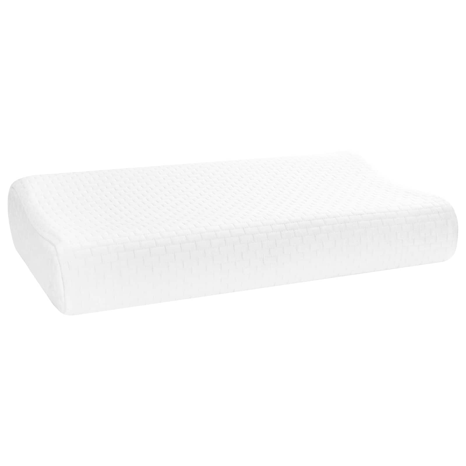 Schlafkissen Uni Weiß 57 x 37 x 11,5 cm Viscoschaum