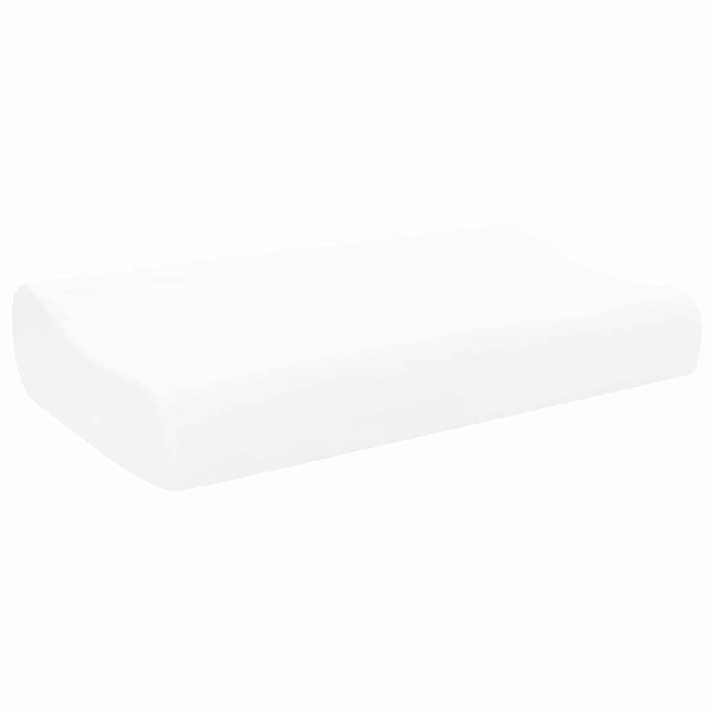 Schlafkissen Uni Weiß 57 x 37 x 11,5 cm Viscoschaum
